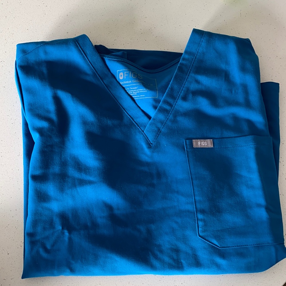 Figs alps blue top— save for buyer request